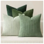 MIULEE Boho Farmhouse Sage Green Throw Pillow Covers